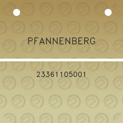 pfannenberg-23361105001