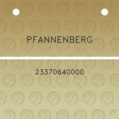 pfannenberg-23370640000