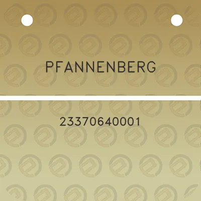 pfannenberg-23370640001