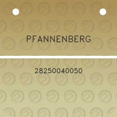 pfannenberg-28250040050