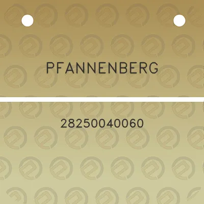 pfannenberg-28250040060