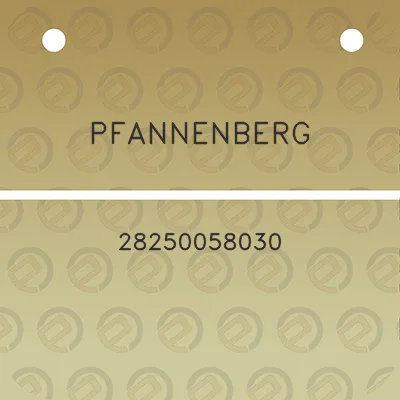 pfannenberg-28250058030