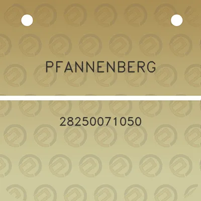 pfannenberg-28250071050