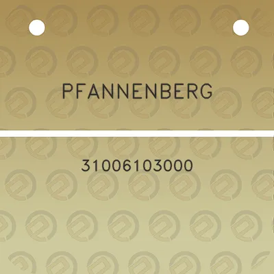 pfannenberg-31006103000