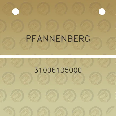 pfannenberg-31006105000