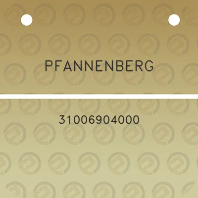 pfannenberg-31006904000