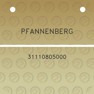 pfannenberg-31110805000
