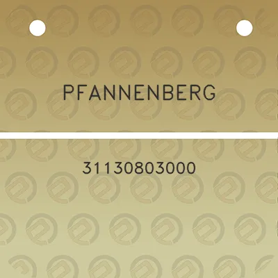 pfannenberg-31130803000