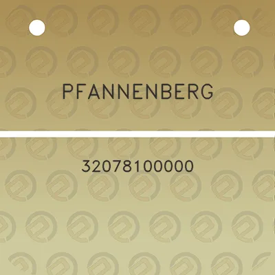 pfannenberg-32078100000