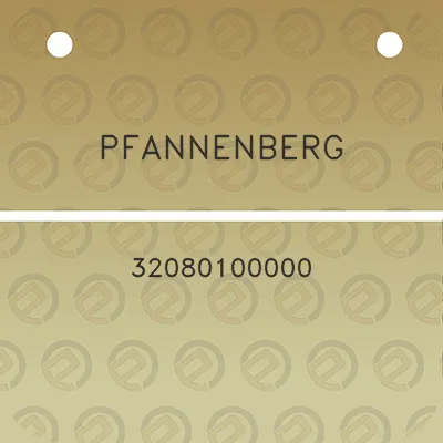 pfannenberg-32080100000