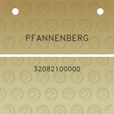 pfannenberg-32082100000