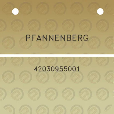 pfannenberg-42030955001