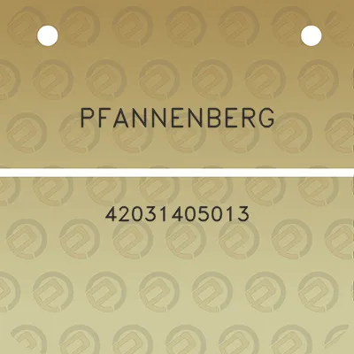 pfannenberg-42031405013