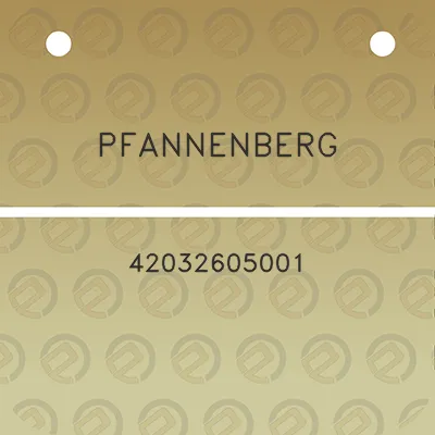 pfannenberg-42032605001
