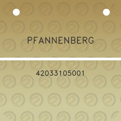 pfannenberg-42033105001