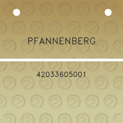 pfannenberg-42033605001