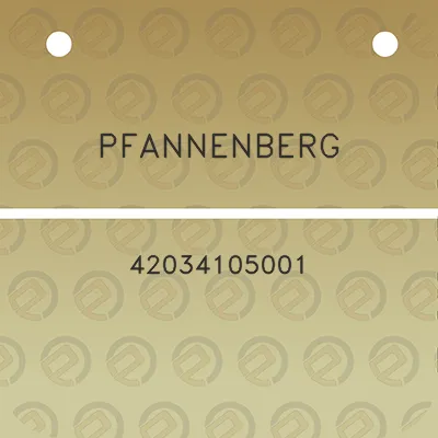 pfannenberg-42034105001