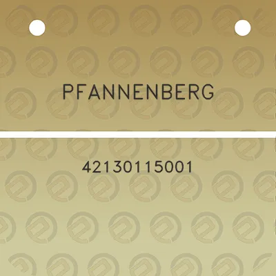 pfannenberg-42130115001