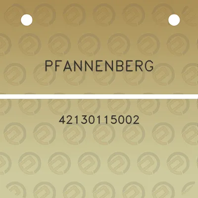 pfannenberg-42130115002