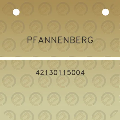 pfannenberg-42130115004