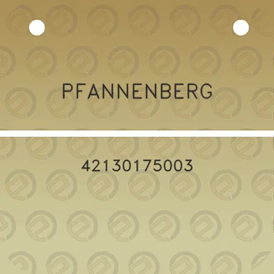 pfannenberg-42130175003