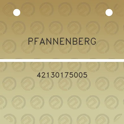 pfannenberg-42130175005