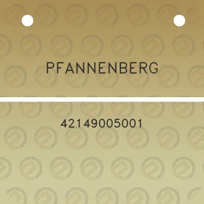 pfannenberg-42149005001