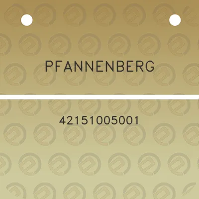 pfannenberg-42151005001