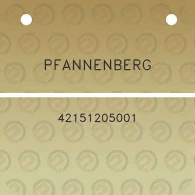 pfannenberg-42151205001
