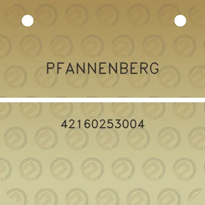 pfannenberg-42160253004