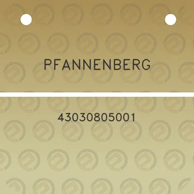 pfannenberg-43030805001