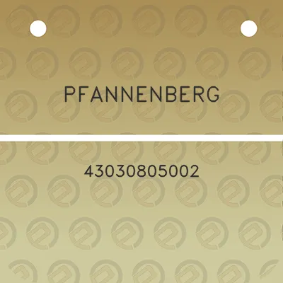 pfannenberg-43030805002