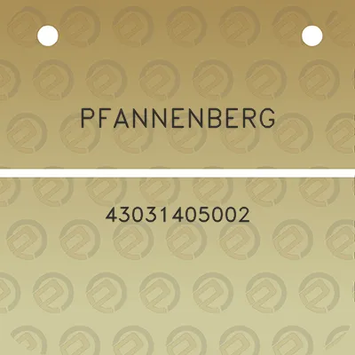 pfannenberg-43031405002