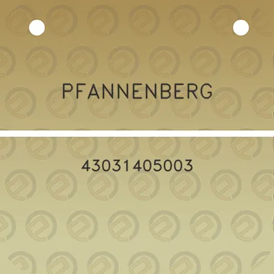 pfannenberg-43031405003