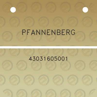 pfannenberg-43031605001