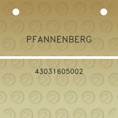 pfannenberg-43031605002