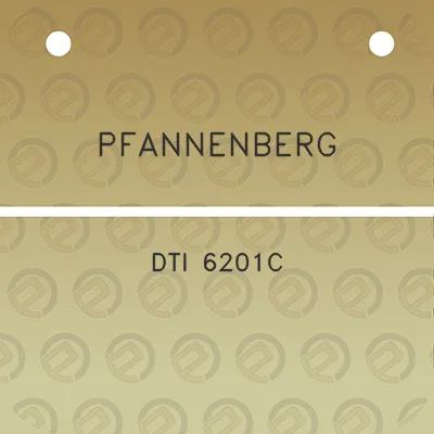 pfannenberg-dti-6201c