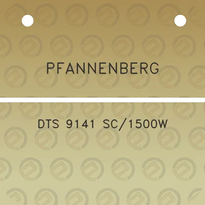 pfannenberg-dts-9141-sc1500w