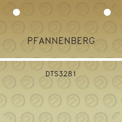 pfannenberg-dts3281