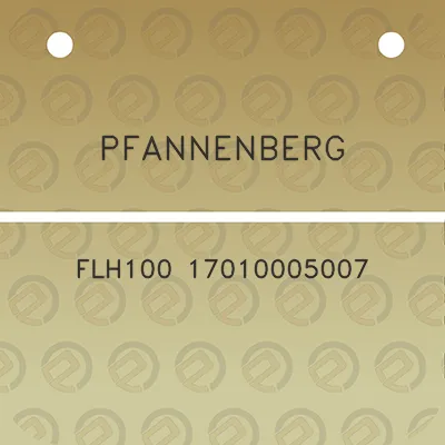 pfannenberg-flh100-17010005007