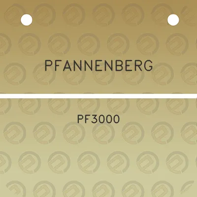 pfannenberg-pf3000