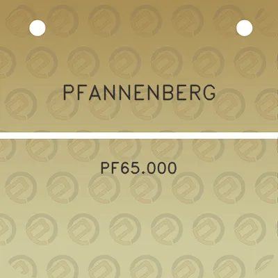 pfannenberg-pf65000