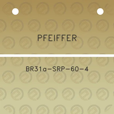 pfeiffer-br31a-srp-60-4