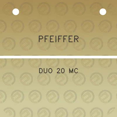 pfeiffer-duo-20-mc