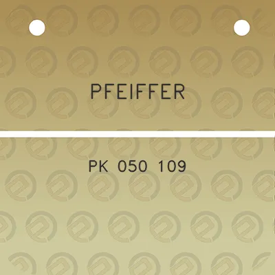 pfeiffer-pk-050-109