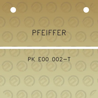 pfeiffer-pk-e00-002-t