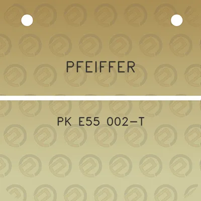 pfeiffer-pk-e55-002-t