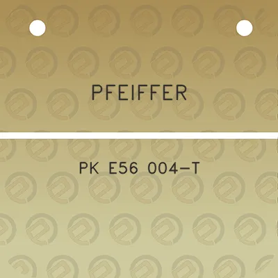 pfeiffer-pk-e56-004-t