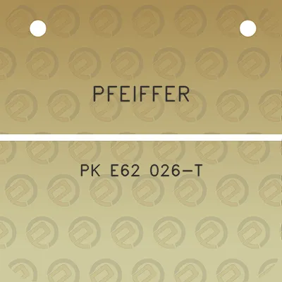 pfeiffer-pk-e62-026-t