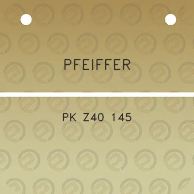 pfeiffer-pk-z40-145